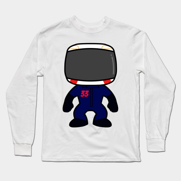 Verstappen Custom Bobblehead - 2021 Season Long Sleeve T-Shirt by GreazyL